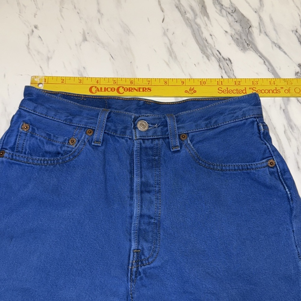 Levi's OVERDYED Blue Jean Shorts for Women Size XS - Picture 5 of 9